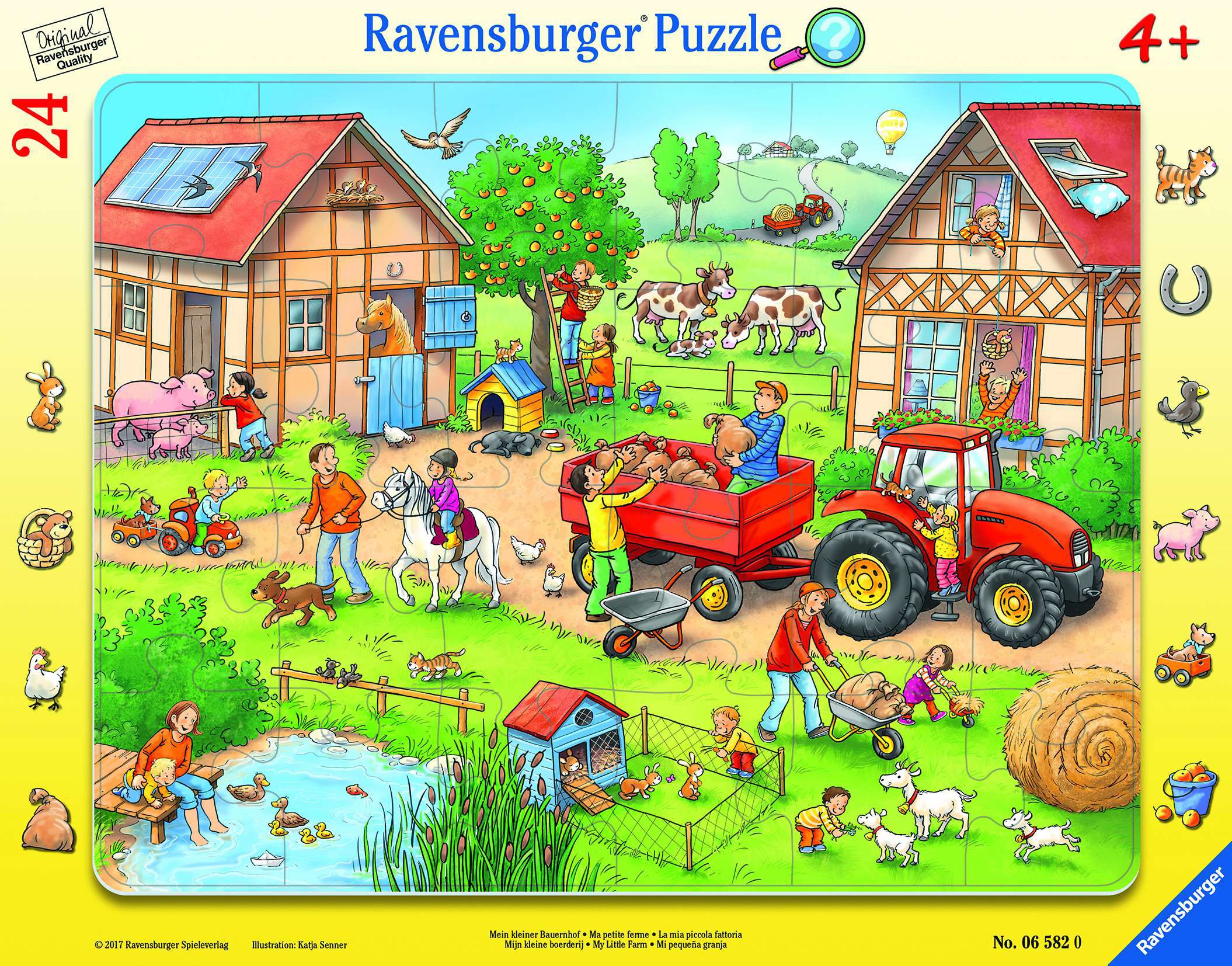 Ravensburger 6582 Puzzle Mein kleiner Bauernhof 24 Teile