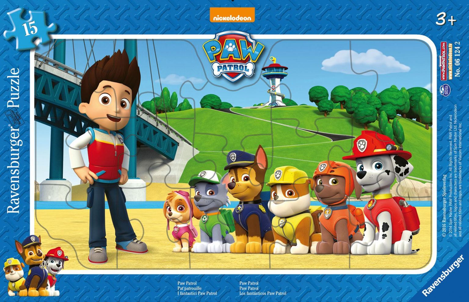 Ravensburger 6124 Puzzle Paw Patrol 15 Teile - Spiele Max