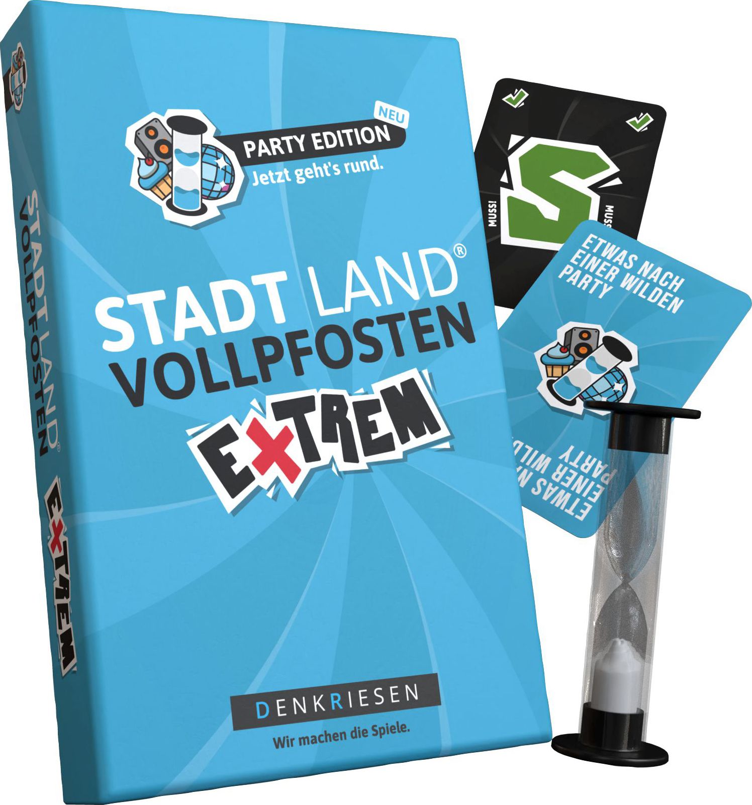 Stadt Land Vollpfosten Party Edition  Jetzt gehts rund.  | Extrem