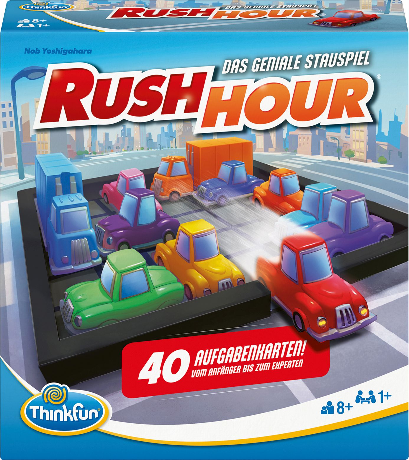 Rush Hour – Das geniale Stauspiel. Logikspiel von Thinkfun für Jungen und Mädchen ab 8 Jahren