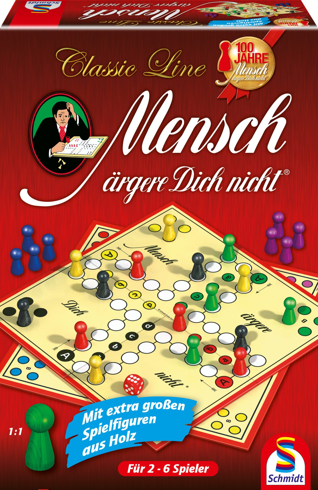 Schmidt Spiele Classic Line Mensch rgere Dich Nicht Spiele Max schmidt-spiele-classic-line-mensch-rgere-dich-nicht-spiele-max