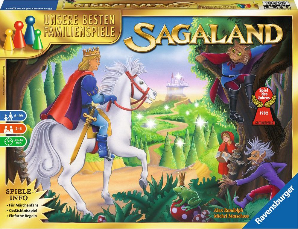 Ravensburger 26424 – Sagaland – Gesellschaftsspiel für Kinder und Erwachsene, 2-6 Spieler, ab 6 Jahren, Spiel des Jahr