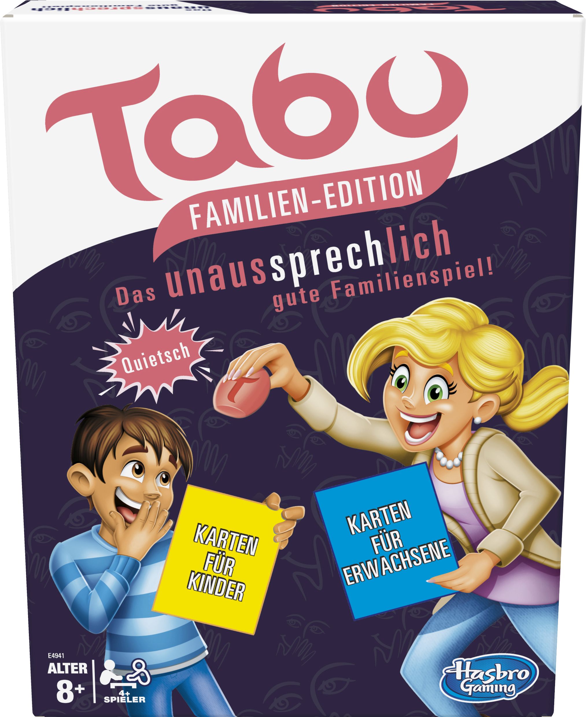 Tabu Familien-Edition, Brettspiel Ab 8 Jahren