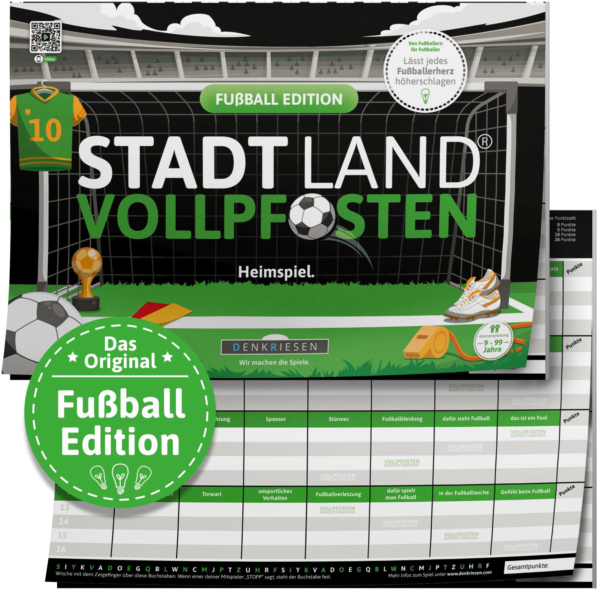 STADT LAND VOLLPFOSTEN® – FUßBALL EDITION – Heimspiel. – A4
