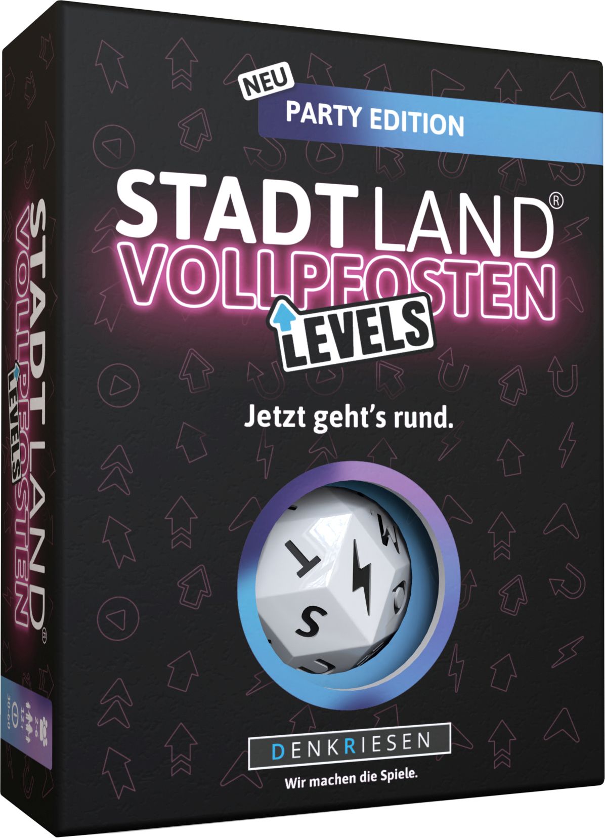 DENKRIESEN – STADT LAND VOLLPFOSTEN® – Levels – PARTY EDITION – Jetzt gehts rund.