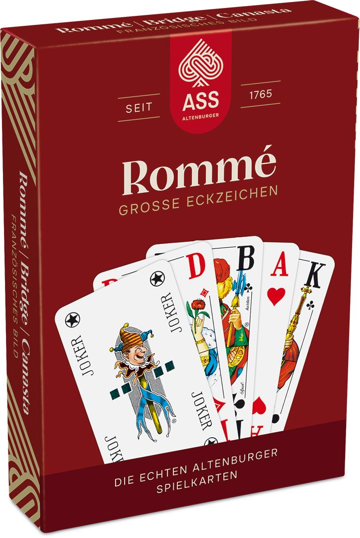 Rommé große Eckzeichen, französisches Bild