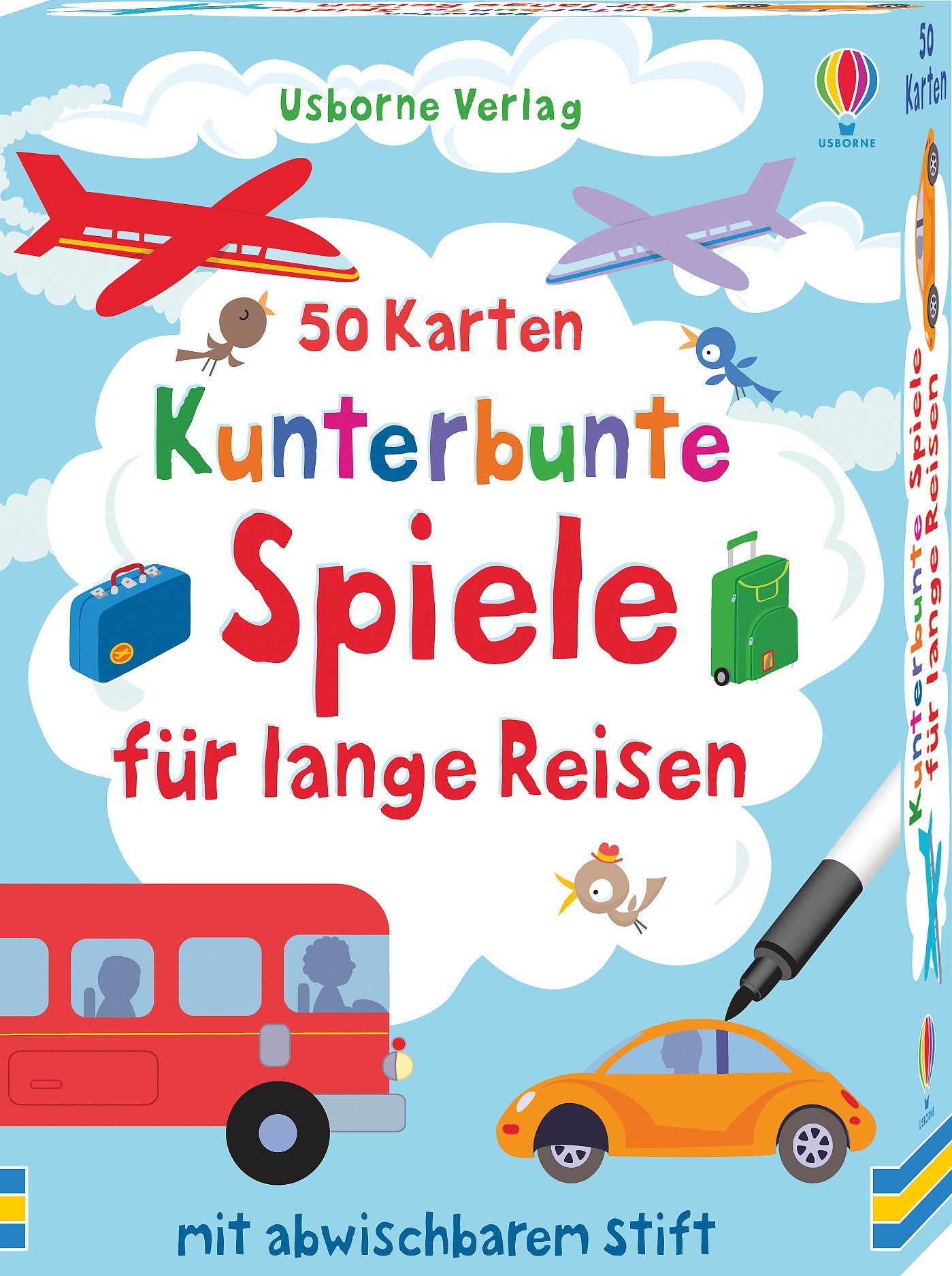 spielzeug für reisen 50 Karten: Kunterbunte Spiele für lange Reisen - Spiele Max