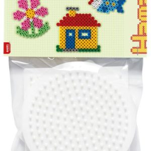 Hama® Bügelperlen Beutel mit 3 kleinen Stiftplatten Quadrat, Kreis, Sechseck.