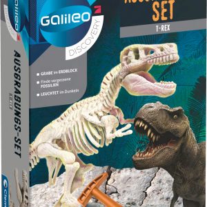 Clementoni Galileo Ausgrabungsset Glow in the dark - Dinosaurier T-Rex