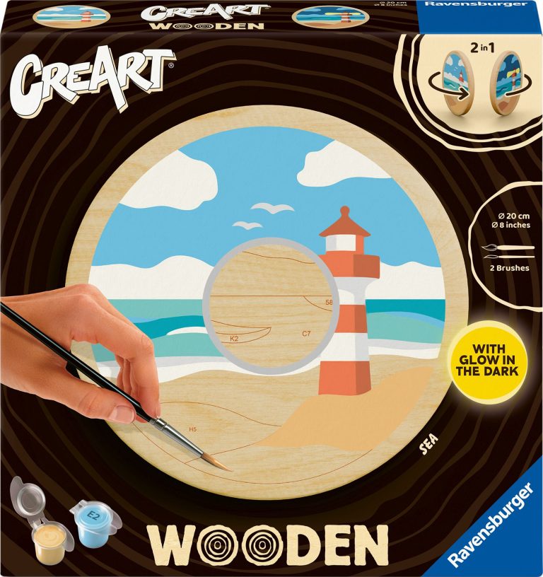 Ravensburger CreArt - Malen nach Zahlen 25924 - Malen auf Holz: Meer