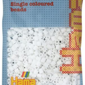 Hama® Bügelperlen Perlen, weiß, 1.000 Stück.