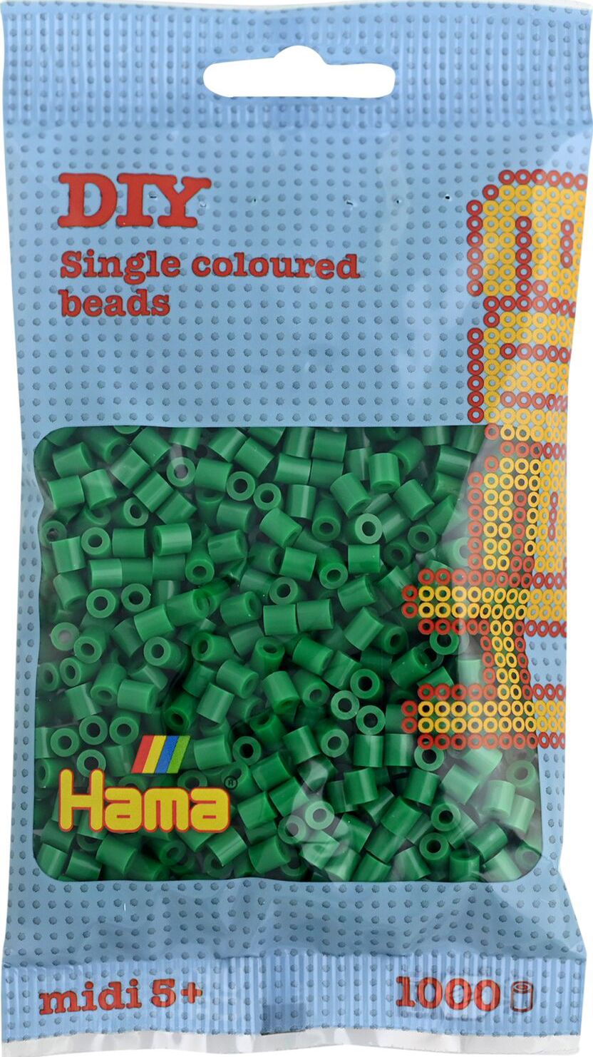 Hama® Bügelperlen Perlen, grün 1.000 Stück.