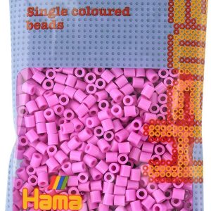 Hama® Bügelperlen Midi - Pastell Pink 1000 Perlen.