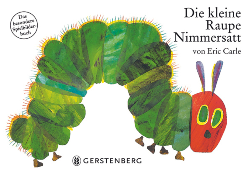 Raupe Nimmersatt  Pappe groß