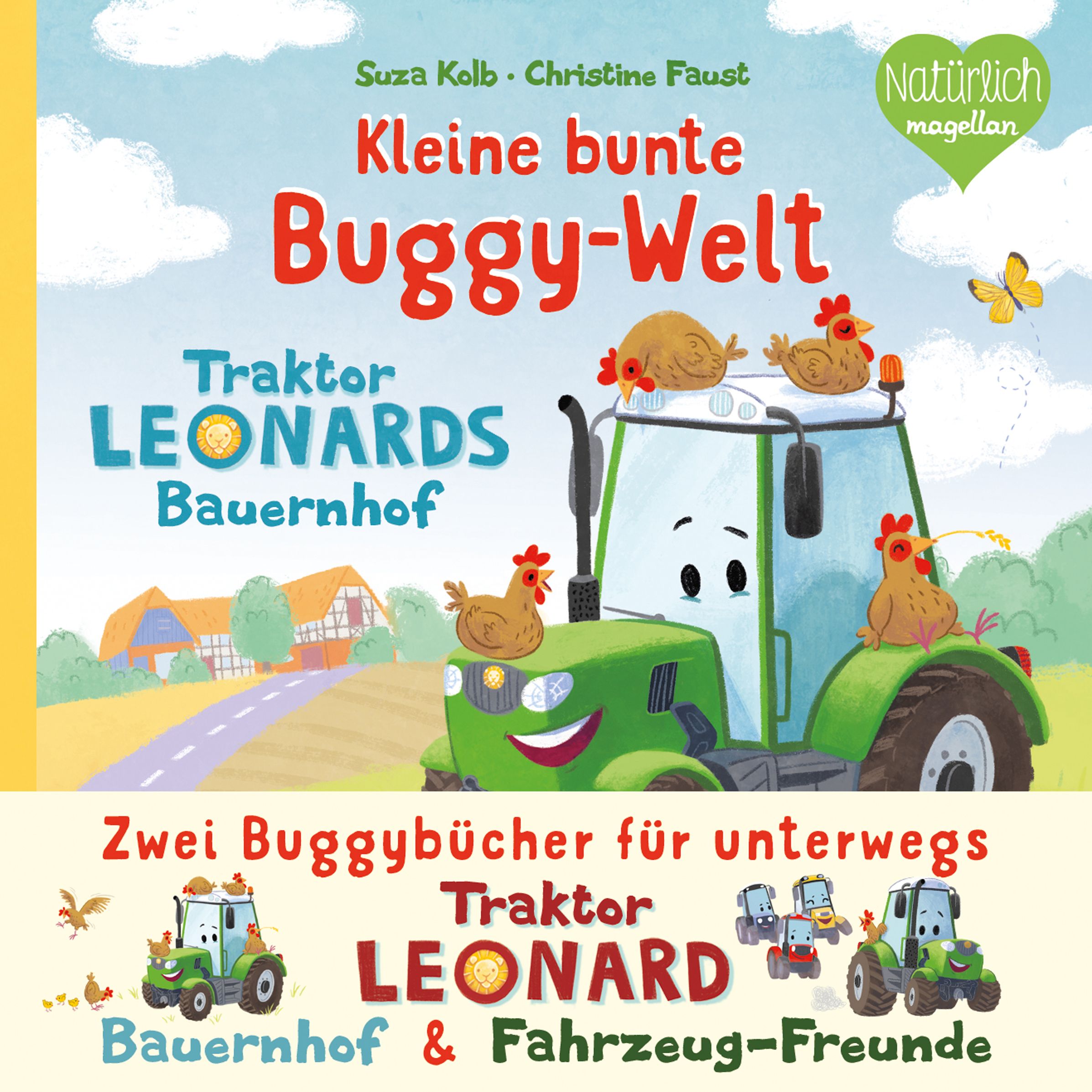Kleine bunte Buggy-Welt – Traktor Leonards Fahrzeug-Freunde & Traktor Leonards Bauernhof