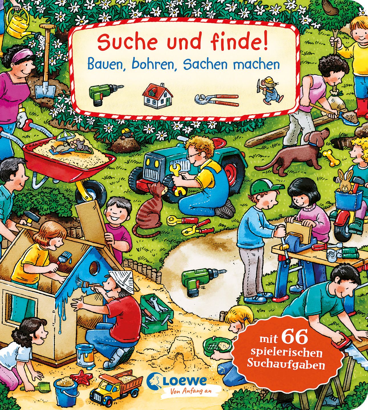 Suche und finde! Bauen, bohren, Sachen machen