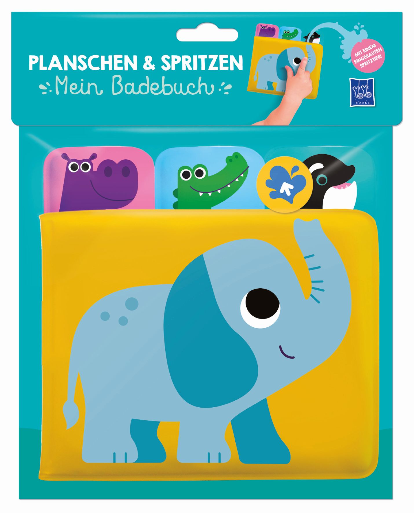 Planschen und Spritzen – Mein Badebuch (Elefant)