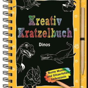 Loewe Kreativ-Kratzelbuch Dinos