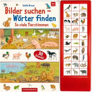 Bilder suchen-Wörter finden: So viele Tierstimmen (Soundb.)
