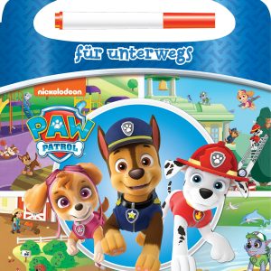 PAW Patrol - Verrückte Such-Bilder für unterwegs - Wimmelbuch - Pappbilderbuch mit Stift und abwischbaren Seiten