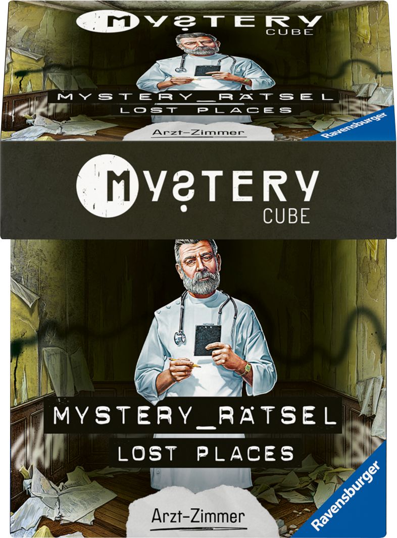 Ravensburger 23694 – Mystery Cube – Lost Places: Das Arztzimmer- Für Rätsel-Begeisterte ab 10 Jahren