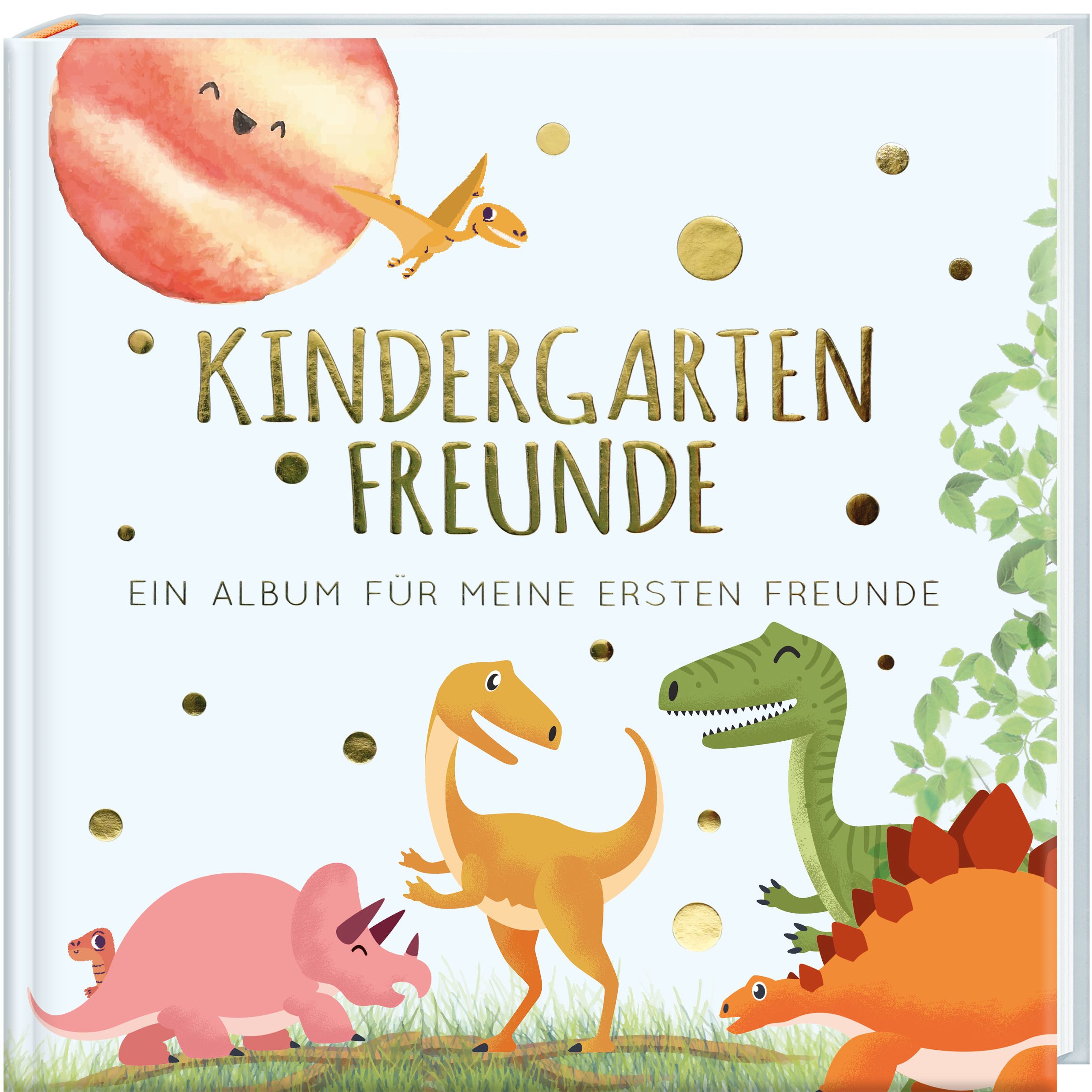 Kindergartenfreunde DINOS: ein Album für meine ersten Freunde (Freundebuch Kindergarten 3 Jahre)