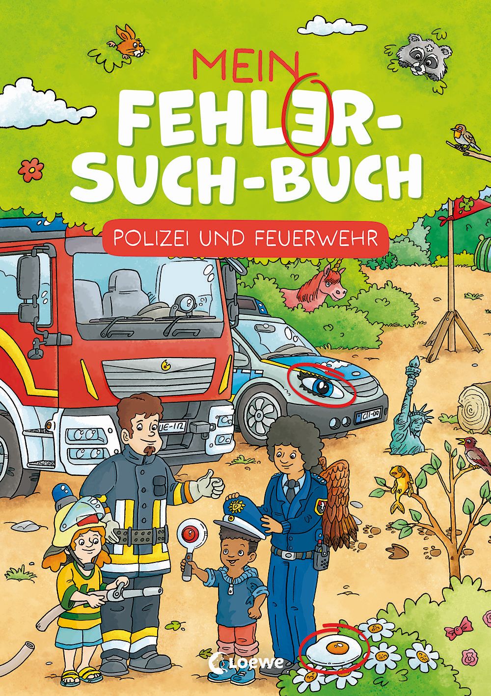 Mein Fehler-Such-Buch – Polizei und Feuerwehr