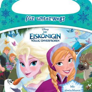 Disney Die Eiskönigin - Verrückte Such-Bilder für unterwegs - Wimmelbuch - Pappbilderbuch mit Stift und abwischbaren S