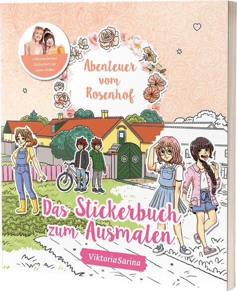 Abenteuer vom Rosenhof: Das Stickerbuch zum Ausmalen