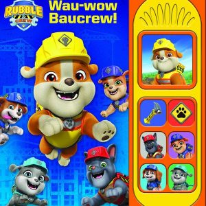 PAW Patrol, Rubble & Crew - Wau-wow Baucrew! - Soundbuch - Pappbilderbuch mit 7 Geräuschen
