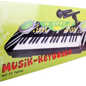 Boogie Bee Elektronisches Keyboard mit Mikrofon, Länge 68 cm