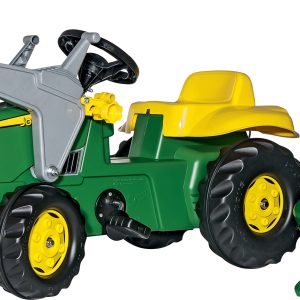 rollyToys John Deere mit Frontlader und Anhänger