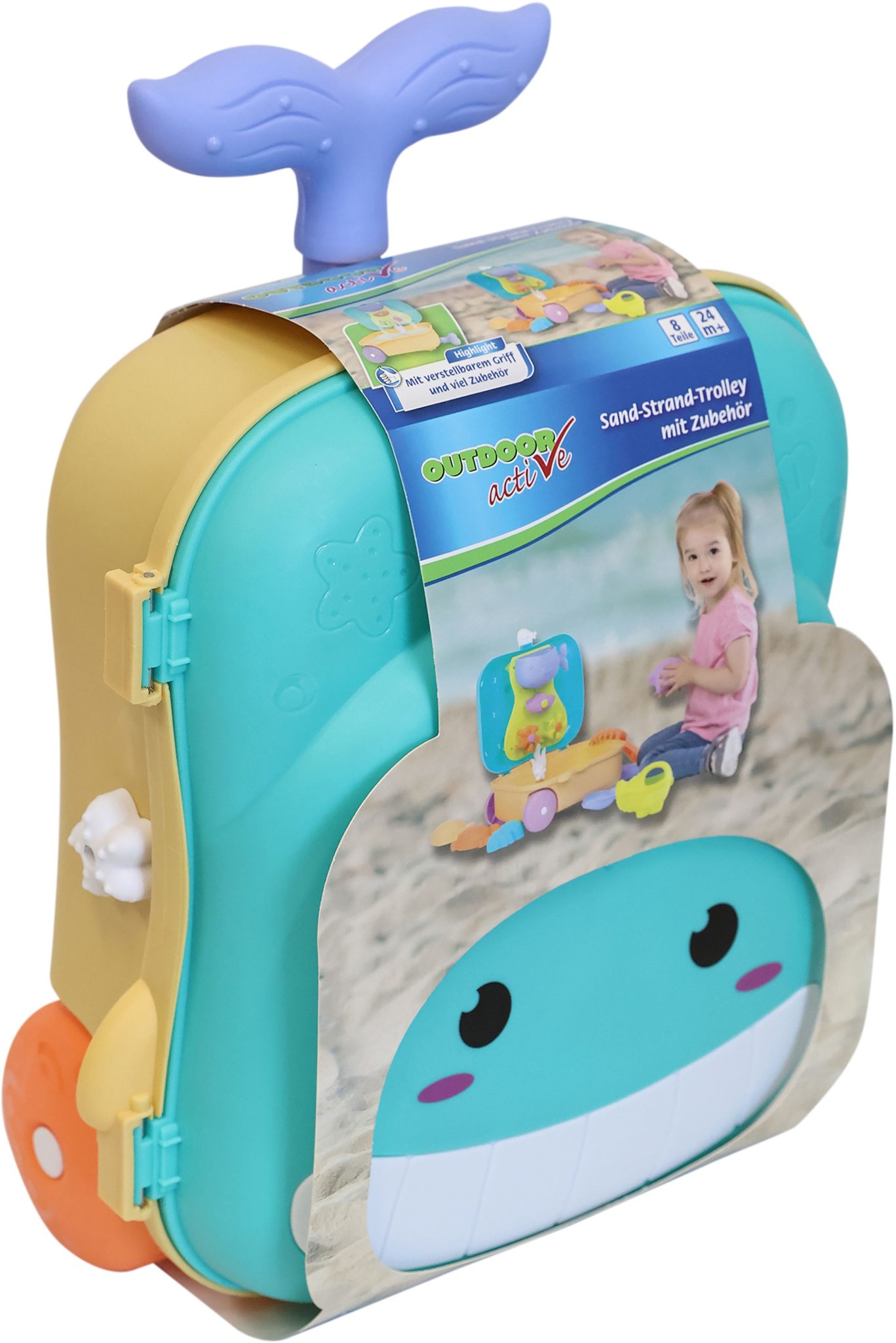 spielzeug trolley Outdoor active Sand- und Strand-Trolley, inklusive Zubehör - Spiele Max