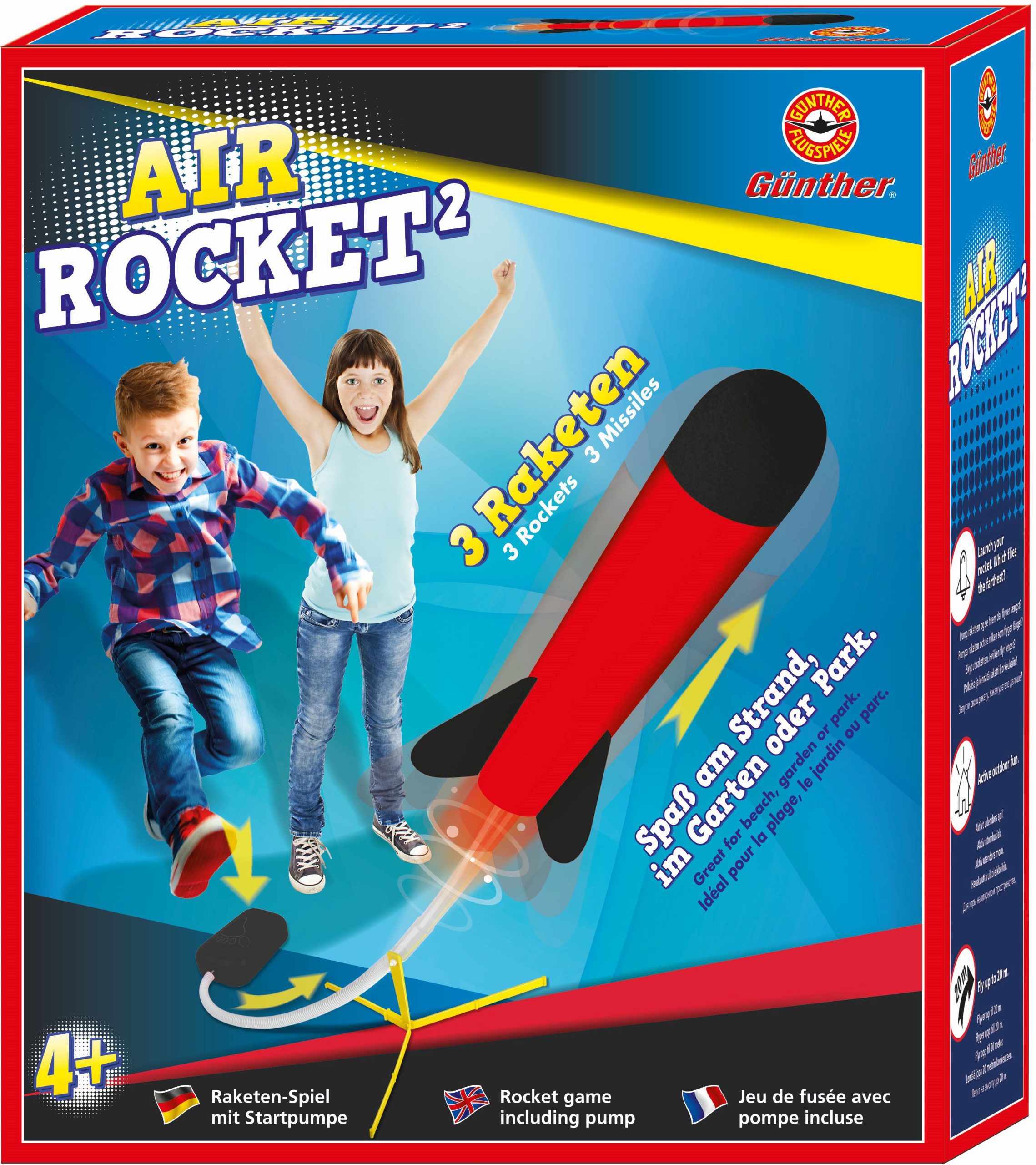 GÜNTHER Raketenspiel AIR ROCKET#