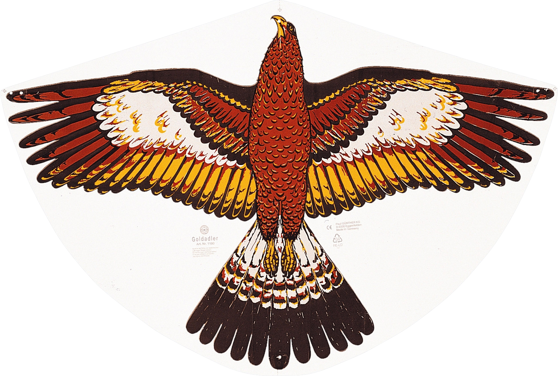 Günther Einleinerdrachen Goldadler, 92x62cm