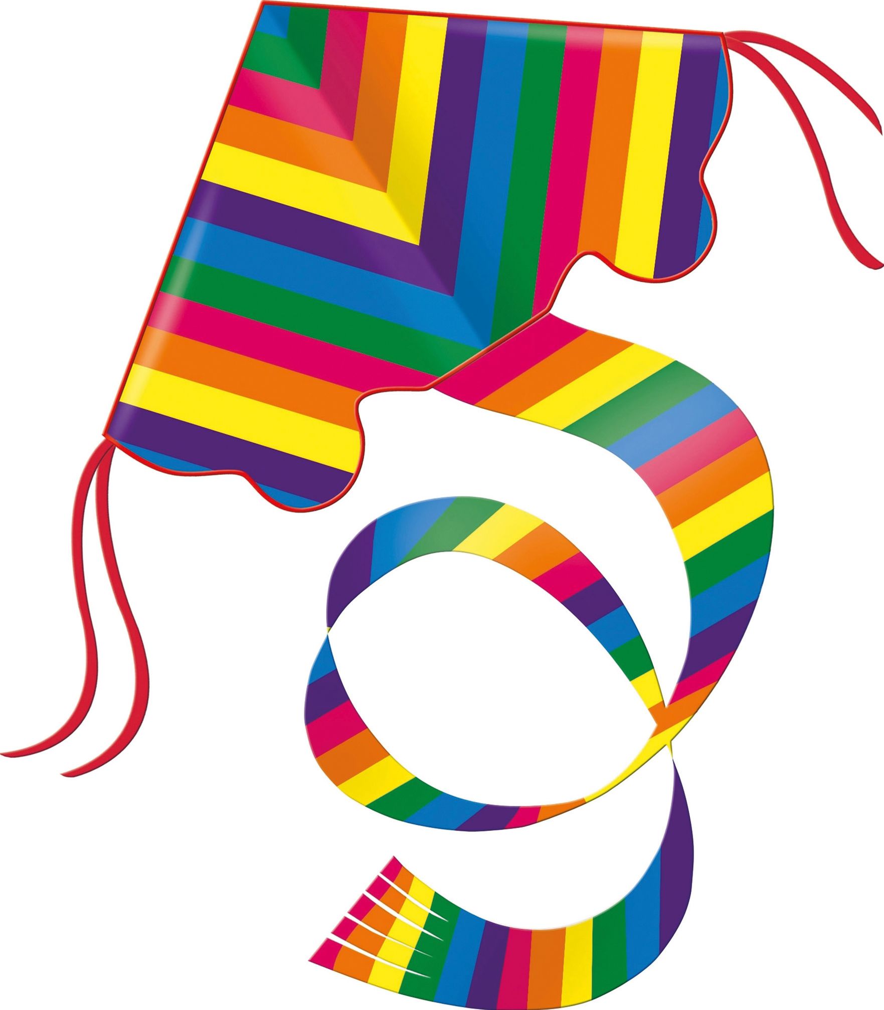 Günther Einleinerdrachen Rainbow, 97x58cm