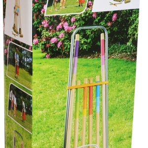 Outdoor active Krocketwagen für 6 Spieler, Länge 92 cm