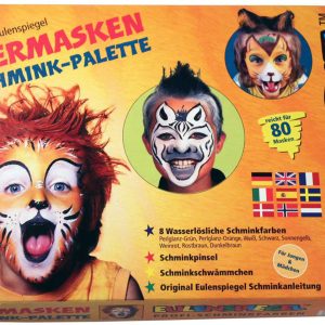 Eulenspiegel 208038 Tiermasken Schmink-Palette