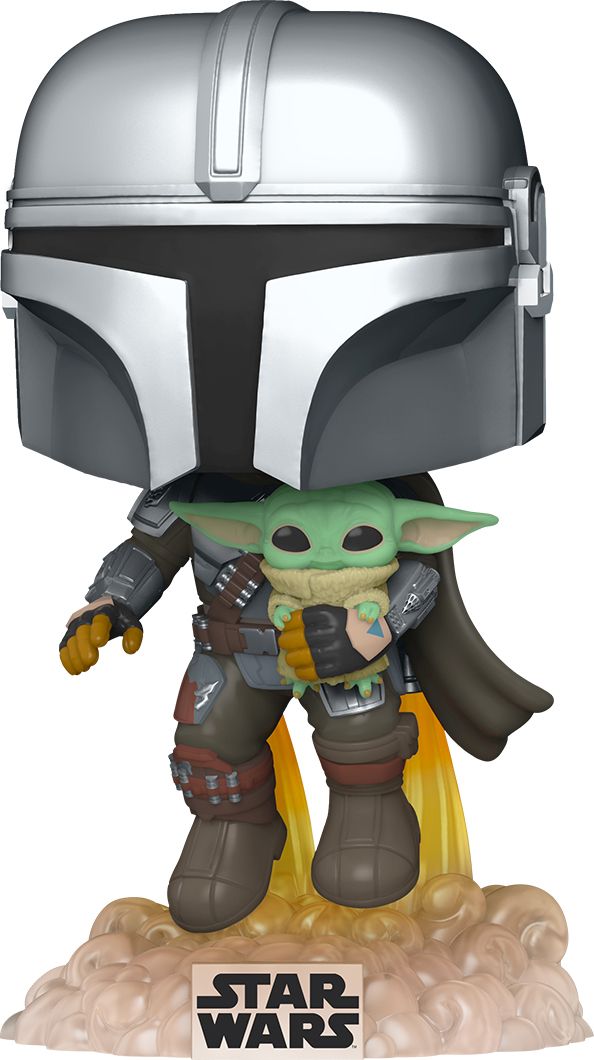 Funko POP!  Star Wars: The Mandalorian  Mando fliegt mit Jetpack