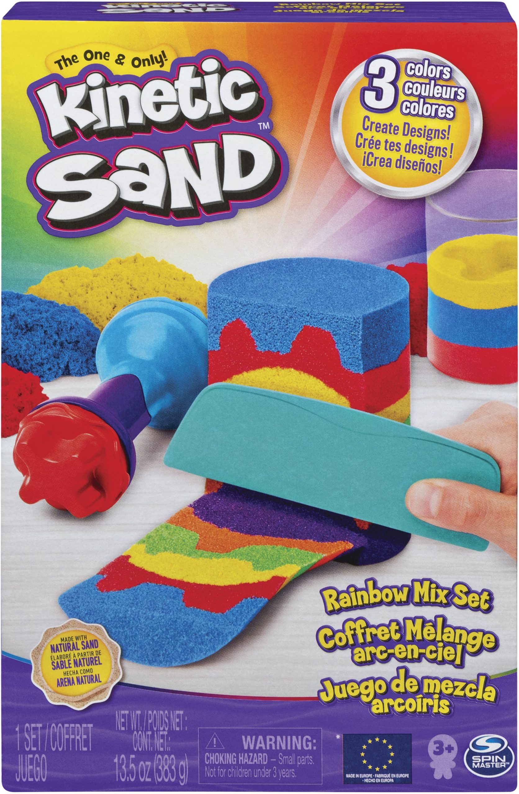 Kinetic Sand Rainbow Mix Set (383g)