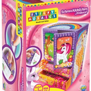 Sticky Mosaics Schmuckkästchen Einhorn
