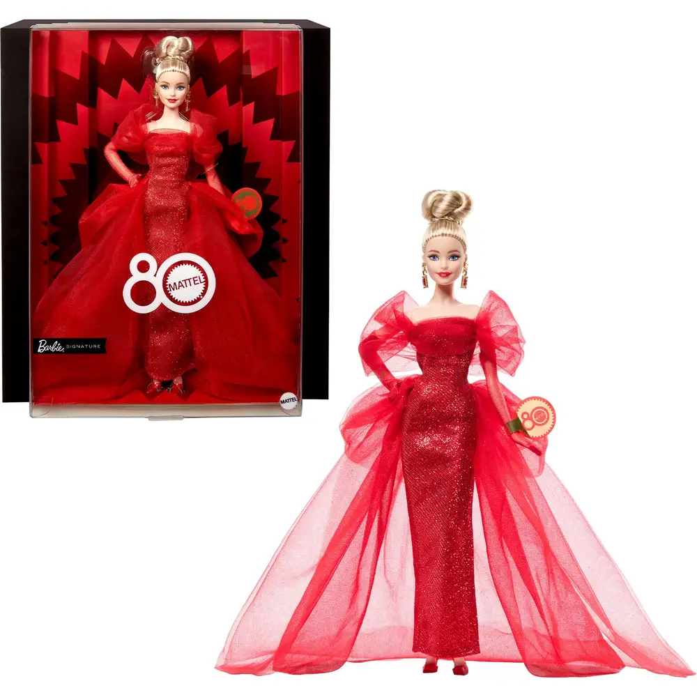 Barbie Signature 80th Anniversary Puppe blond