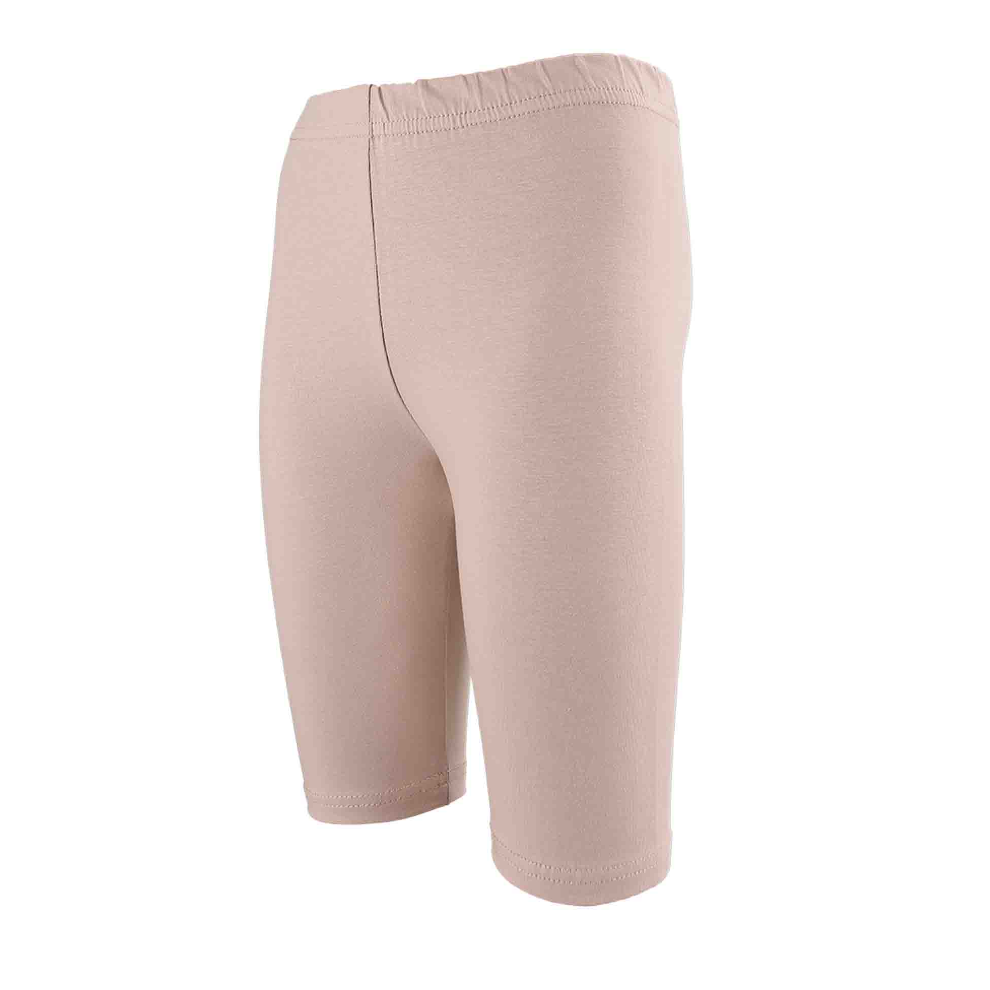 Tup Tup Kinder Baumwollkurzleggings Beigefarben Leicht Elastisch Sommer