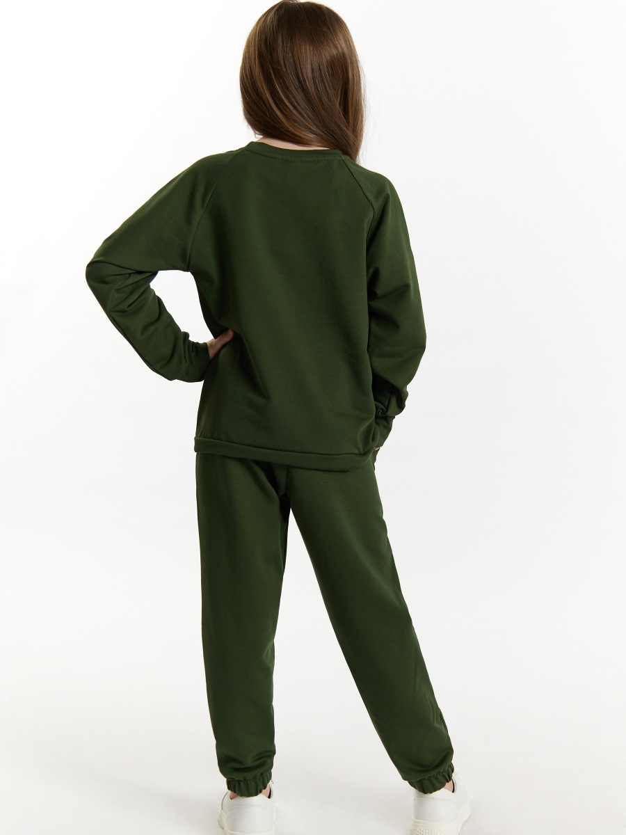 Tup Tup Mädchen Sweatset Khaki leicht und bequem für warme Tage – Bild 3