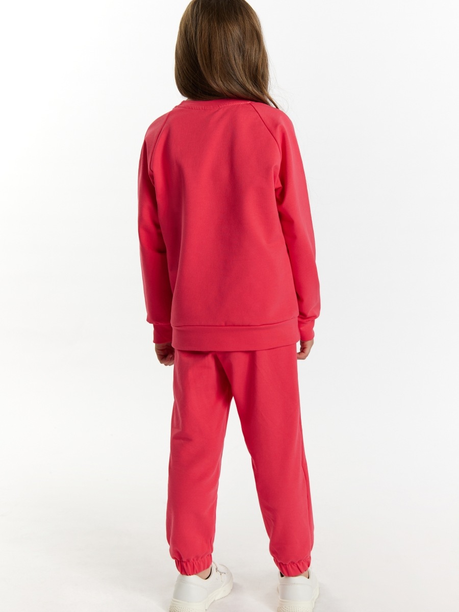 Tup Tup - Mädchen Sweatanzug Coral aus leichter atmungsaktiver Baumwolle – Bild 2